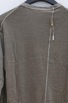 BORIS BIDJAN SABERI Stitching T-shirt LS1.2 RF F035+FTJ 00001 Marl 2